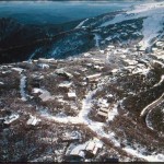 Overhead view of the village